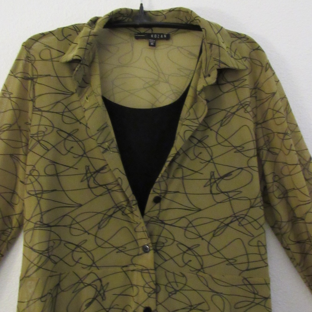Sheer floaty topper with high/low hem - Picture 12 of 12